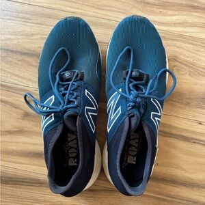 New Balance navy and White Running Shoes
